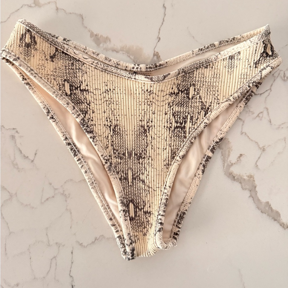 Montce Snake Rib Lulu Bikini Bottom - Small